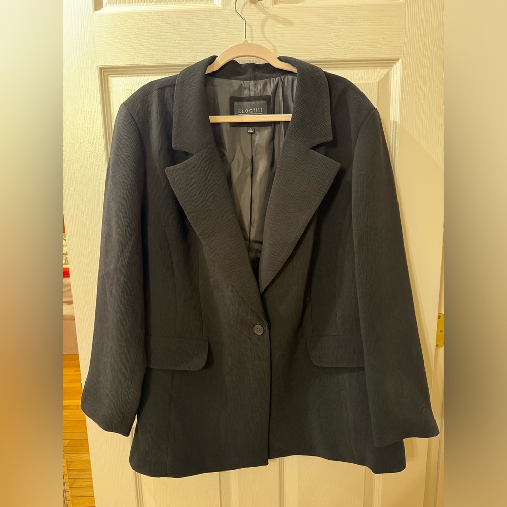 Eloquii black jacket